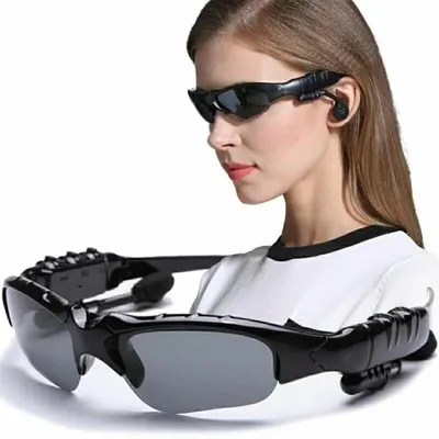 Produktbild von Intelligente Kabellose Bluetooth-Sonnenbrille, Abnehmbare Polarisierte Sportbrille mit Stereo-Freisprech-Headset, Bluetooth-Headset-Sonnenbrille