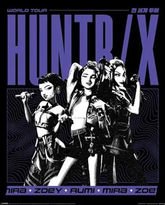 Immagine prodotto di K-pop Demon Hunters - Huntrix World Tour - 40x50 cm - Poster