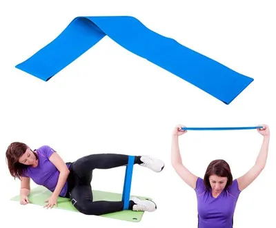 Immagine prodotto di Insportline Fascia elastica per allenamento della forza Hangy Medium 70x5 cm / 3,7 kg blu