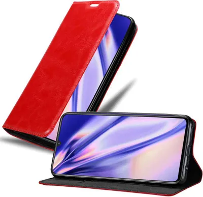 Produktbild von Cadorabo Hülle für Vivo V11 / V11 PRO Schutz Hülle in Rot Handyhülle Etui Case Cover Magnetverschluss