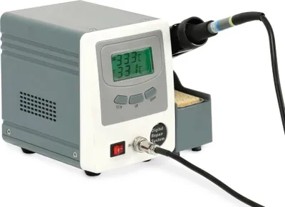Zdjęcie produktu dla Stacja lutownicza DAYTOOLS LS-981, 60 W | Duży wyświetlacz LCD i szybki czas nagrzewania | Płynna regulacja temperatury | Tryb uśpienia po 15 min. Bezczynności | Temperatura regulowana w zakresie od 160°C do 480°C