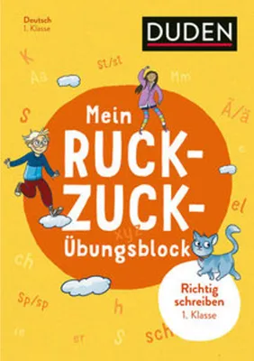 Image de Mein Ruckzuck-Übungsblock Richtig schreiben 1. Klasse