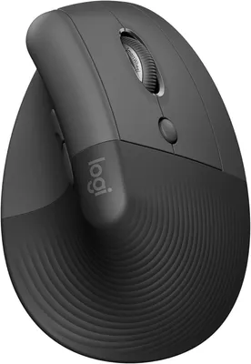 Produktbild von Vertikale Ergonomische Maus,Kabellos, Bluetooth oder Logi Bolt USB-Empfänger, Leise Klicks, 4 Tasten, Kompatibel mit Windows/macOS/iPadOS, Laptop, PC