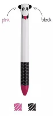 Image de LEGAMI Click and clack - stylo bicolore Panda