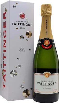 Produktbild von Taittinger Brut Réserve Champagner brut in Geschenkpackung Champagne Frankreich | 12 % vol | 0,75 l