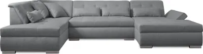 Produktbild von Best Mobilier Vermont, Ecksofa, Grau, 7 Sitz(e), Vermont, Stoff, Holz