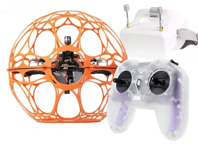Obrázek produktu pro FPV Drone Soccer HGLRC Ares DS230 RTF Kit FPV Analog Orange