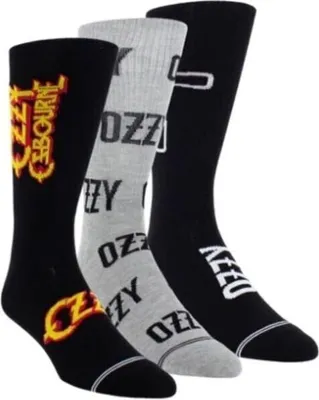 Obrázek produktu pro Ozzy Osbourne 3 Pack One Size Ponožky