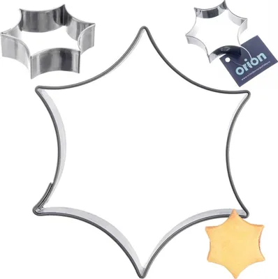 Produktbild von Orion Stern-Ausstechform Keksausstecher Ausstecher für Kekse Lebkuchen aus Edelstahl Stern 5,5 cm