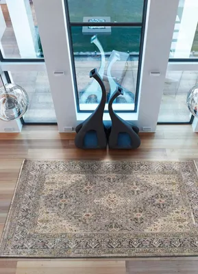 Produktbild von ATTICGO Kurzflorteppich SAROUGH Abstrakt in Grau, 160x230 cm