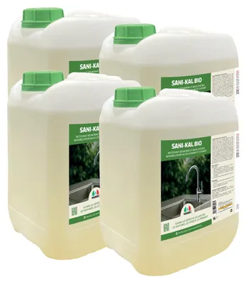 Image de SANI-KAL- Détergent anticalcaire doux, nettoyage efficace et surfaces brillantes - 5LTx4PCS