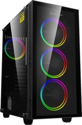 Image de Gamemax Draco XD Tour Midi USB3.0*1+1xUSB2.0, HD-Audio, ATX, noir