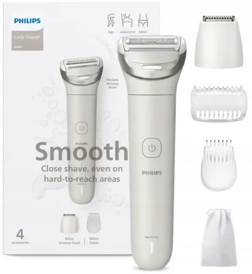 Produktbild von Philips 8000 series BRL147/00, Folienschaber, Weiß, Akku, Integrierte Batterie, 1 h, 100 min