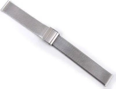 Produktbild von Minott Uhrenarmband 18mm Edelstahl silbern Milanaise 21147S
