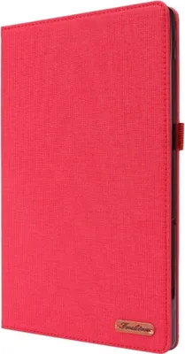Produktbild von König Design Tablet-Hülle kompatibel mit Lenovo Tab P11 TB-J606F / Tab P11 5G Stoff Smart Cover Case Etui Rot