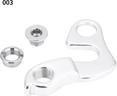 Image de 1 pièce de patte de dérailleur en alliage d'aluminium, support de dérailleur arrière, patte de dérailleur pour dérailleur arrière #003