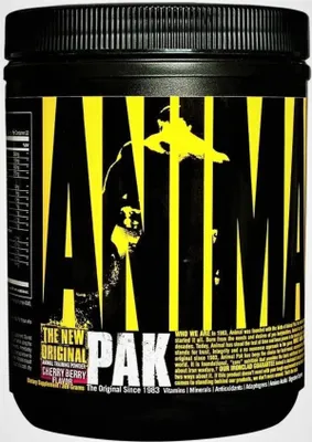 Immagine prodotto di Universal Nutrition Animal Pak al gusto di ciliegia e mirtillo 312G