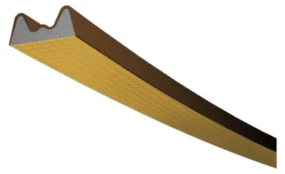 Produktbild von TLT Fenster- und Türdichtungen, Profil K 100 H, 9 x 4 mm, braun, 2 x 50 m