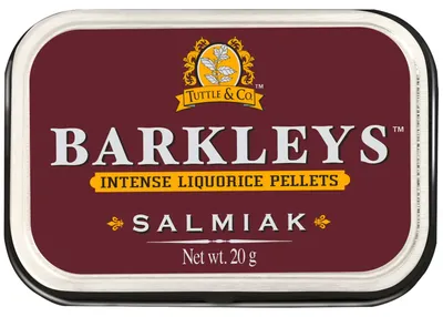 Obrázek produktu pro Barkleys Lékořicové pastilky lékořice s příchutí salmiaku 20g
