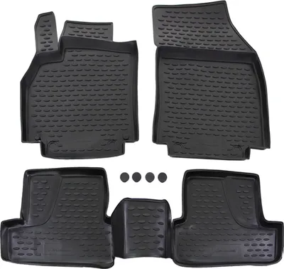 Obrázok produktu pre J&J Automotive | Gumové rohože so zvýšeným okrajom pre Renault Megane III 2010-2015