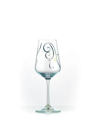 Produktbild von Rotweinglas Weinglas Sandra Schweden Kristallglas 350 ml 1er Set Bohemia Crystalex