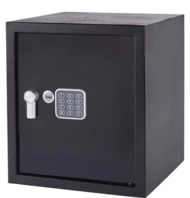 Image de Yale Yale Coffre-fort électronique - avec alarme - Grand - 390 x 350 x 360 mm - Noir