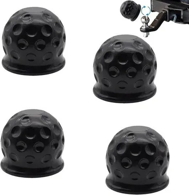 Produktbild von Famanu Schutzabdeckung für Kugelkopf-Anhängerkupplungen 50 mm – 4 Stück