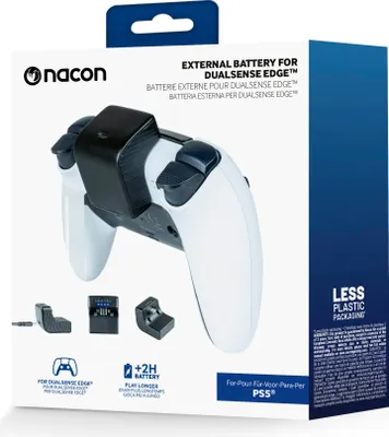 Imagen del producto de NACON PS5BATPACK, para PlayStation 5, batería para mando de juegos, color negro, 1 metro, 1000 mAh, 2 horas de autonomía