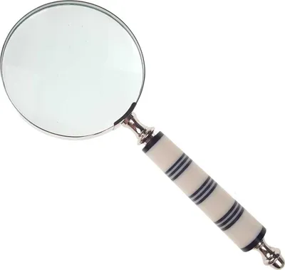 Produktbild von Leselupe Handlupe Vergrößerungsglas vernickelt #39797