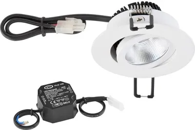Produktbild von P-LED Deckeneinbauleuchte ws 350mA 2700K 575lm PC20N60127