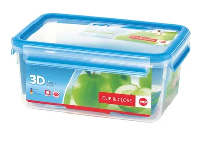 Obrázok produktu pre EMSA 508544, Box, Obdĺžnikový, 2,3 L, Priehľadná, Polypropylén (PP), Termoplastický elastomér (TPE), Nemecko
