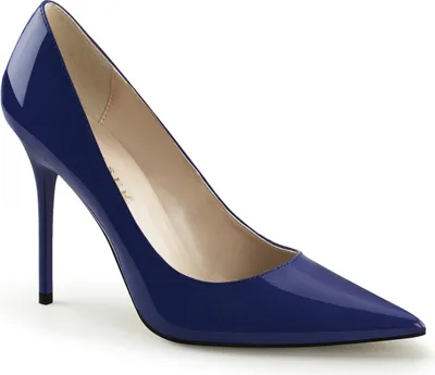 Produktbild von CLASSIQUE-20 Damen Pumps von Pleaser, Dunkelblau  , EU 46, US 16