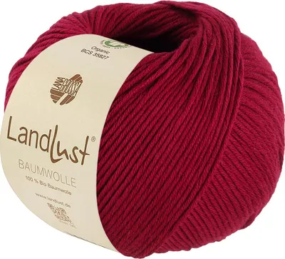 Produktbild von Lana Grossa - Landlust Baumwolle GOTS 0034 kirschrot