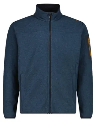 Image de CMP - Veste technique pour homme, en polaire jacquard, bleu, taille 48