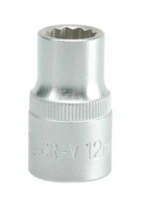 Obrázek produktu pro Yato YT-1274, Socket, 1/2", Metrický, 1 hlava/hlavy, 12 mm, Chrom Vanadová ocel