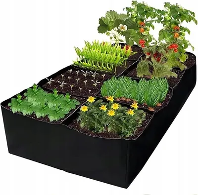 Produktbild von Pflanzsack mit 8 Fächern für Kartoffeln, Tomaten & Gemüse