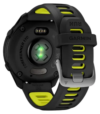 Image de Montre GPS de sport Garmin Forerunner 170 Music, noire/jaune