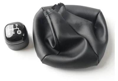 Image de Pommeau de levier de vitesses avec manchon en similicuir pour FIAT Panda III 5 vitesses OEM 502942700