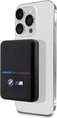 Produktbild von Bmw M Sammlung Magsafe 5W 3000Mah induktive Powerbank + Kabel - Schwarz