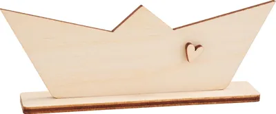 Produktbild von Holz-Steckmotive "Schiffe", 5 Stück, Set 15-tlg.