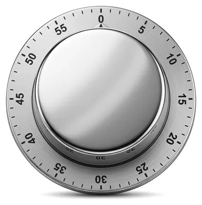 Mechanischer Eierwekker aus Edelstahl, 60 Min., 72 dB