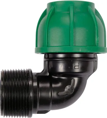 Immagine prodotto di Angolare in PP a 90°, filettatura esterna 32 mm x 1 1/4" (5/4")
