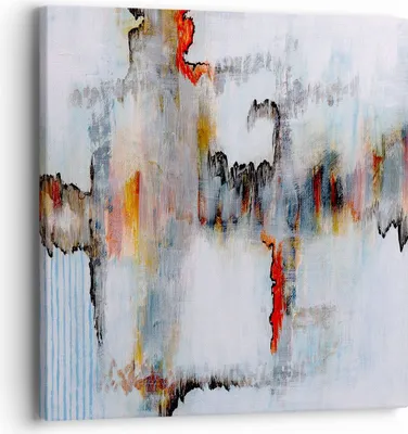 Produktbild von Bild auf Leinwand - Leinwandbild - Abstraktion modern - 40x40cm - Wand Bild - Wanddeko - Wandbilder - Leinwanddruck - Bilder - Kunstdruck - Wanddekoration - Leinwand bilder - Wandkunst - AC40x40-3676