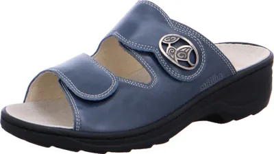 Produktbild von Fidelio Komfort Pantoletten Da. Pantoffel Fußbett Damen 333032323434 Blau 36 EU