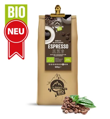 Obrázok produktu pre Espresso 500g | La Natura Lifestyle | Organická | Zrnková káva