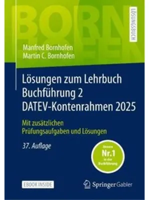 Produktbild von Lösungen zum Lehrbuch Buchführung 2 DATEV-Kontenrahmen 2025