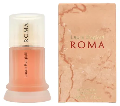 Produktbild von Laura Biagiotti Roma, Frauen, 50 ml, Nicht nachfüllbare Flasche, Bergamotte, Minze, Nelke, Jasmin, Rose, Tuberose, Bernstein, Myrrhe, Patschuli, Vanille
