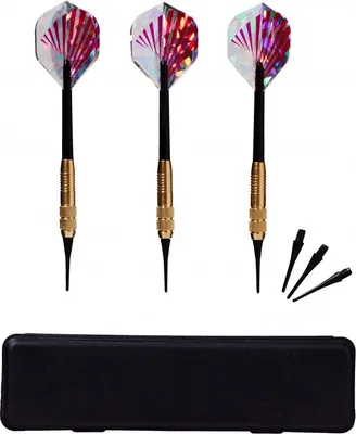 Obrázek produktu pro Best Sporting Safety Darts Knight, 3 kusy po 10, 12 nebo 14 g, mosazné pouzdro