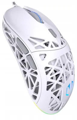Produktbild von ENDORFY Maus Kabelgebundene LIV Onyx White, superleicht 54g, RGB, 12000 DPI