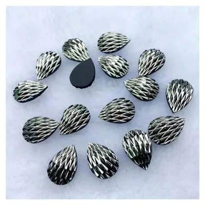 Produktbild von 120/240 Stück 10 * 14 mm Wassertropfen Strass Flatback für Bastelarbeiten und Hochzeiten